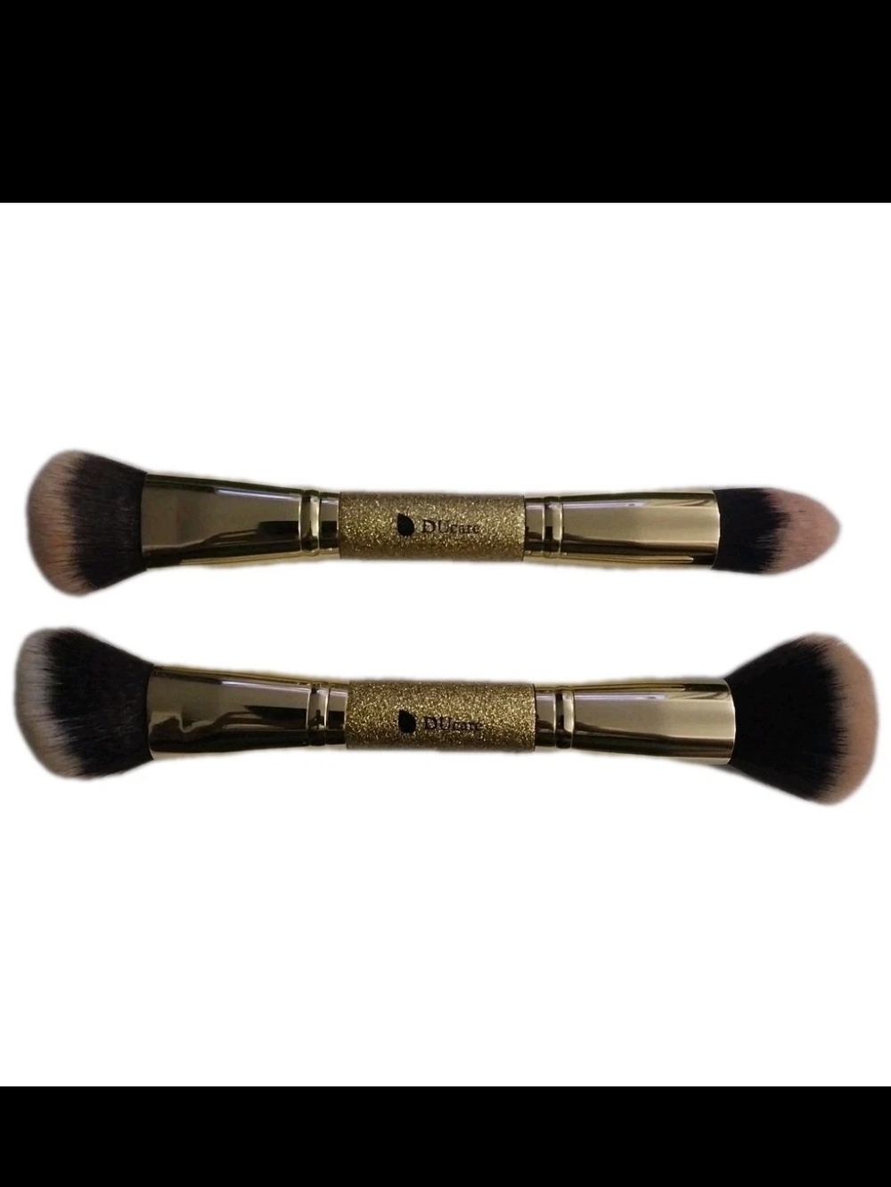 Ducare Makeup Brushes Duo End Foundation Powder Buffer and Contour Brush Synthet